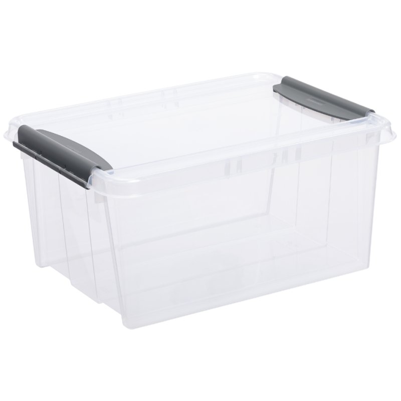 plast team Boîte de rangement PROBOX, 6 litres, transparent, 195×290×185 mm
